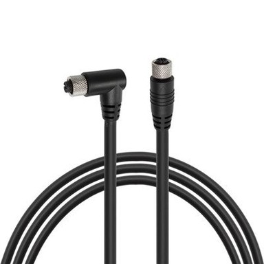 Conector M12 en ángulo Cable hembra a hembra con codificación D de 4 pines