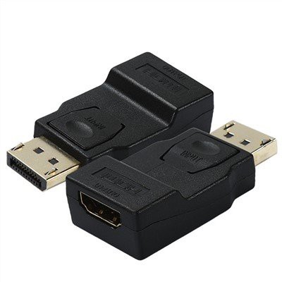 Adaptador de extensión DP macho a HDMI hembra moldeado