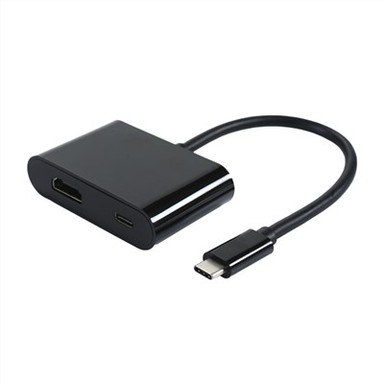 Cable convertidor USB 3.1 tipo C a HDMI con suministro de energía