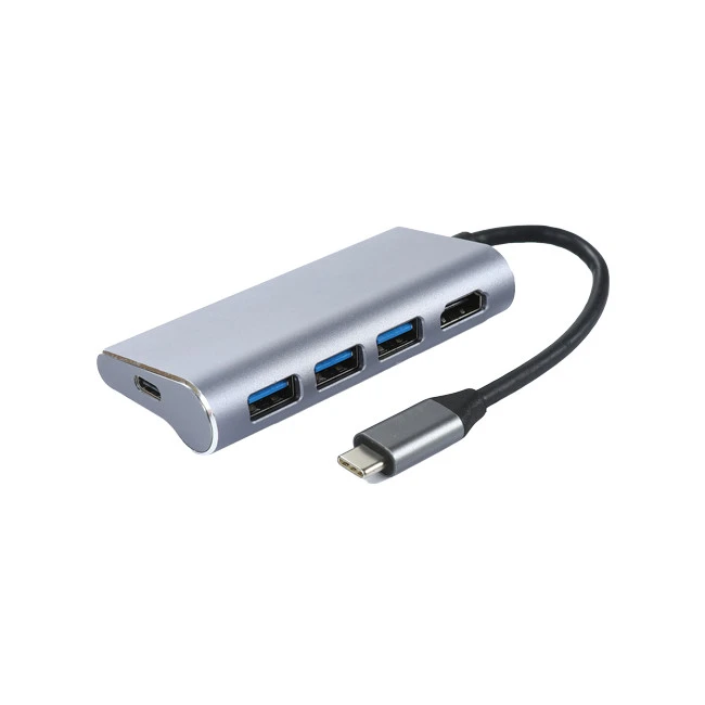 USB 3.1 tipo C a USB 3.0 HDMI con concentrador de suministro de energía tipo C