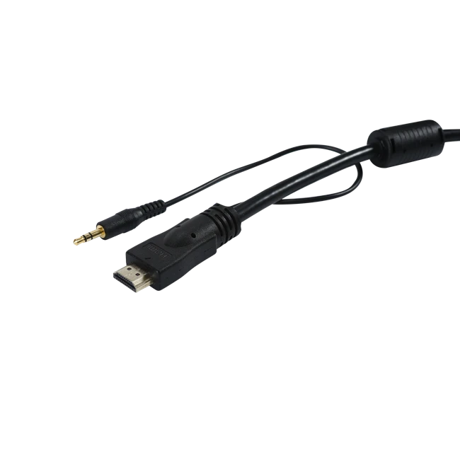 DVI-D male To HDMI male Cable with 3.5mm Audio